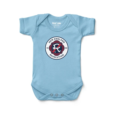 Infant Chad & Jake Light Blue New England Revolution Bodysuit