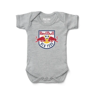 Infant Chad & Jake Heather Gray New York Red Bulls Bodysuit