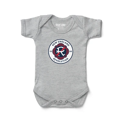 Infant Chad & Jake Heather Gray New England Revolution Bodysuit