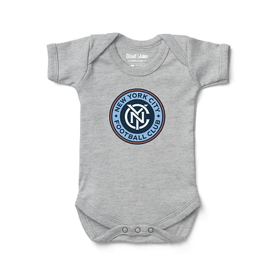 Infant Chad & Jake Heather Gray New York City FC Bodysuit