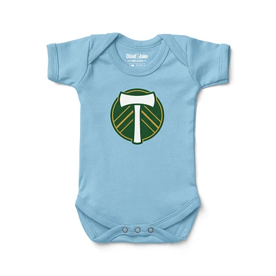 Infant Chad & Jake Light Blue Portland Timbers Bodysuit
