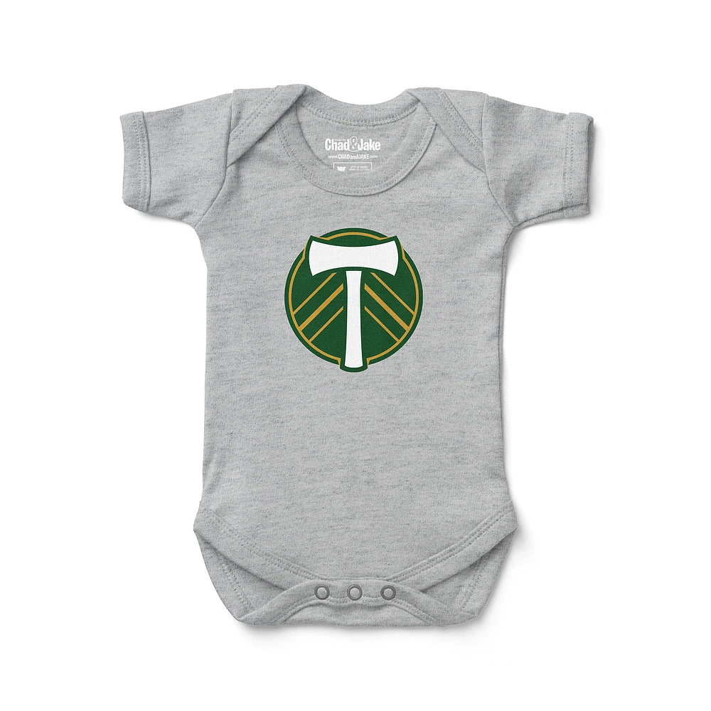 Infant Chad & Jake Heather Gray Portland Timbers Bodysuit