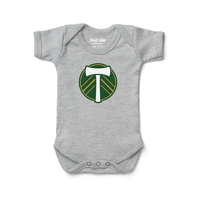 Infant Chad & Jake Heather Gray Portland Timbers Bodysuit