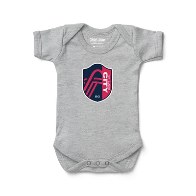 Infant Chad & Jake Heather Gray St. Louis CITY SC Bodysuit