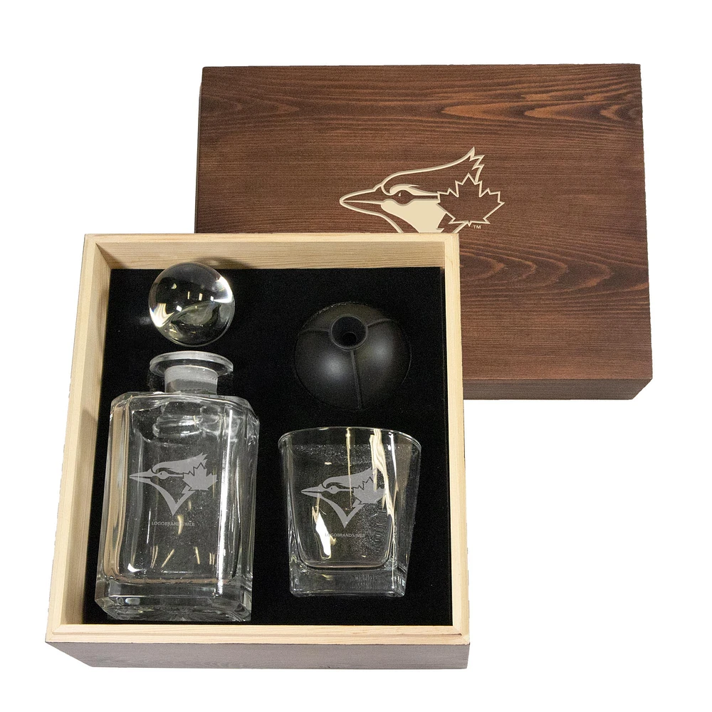 Toronto Blue Jays 15oz. Decanter and 10oz. Whiskey Glass Set
