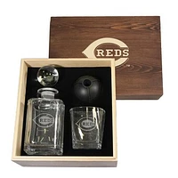 Cincinnati Reds 15oz. Decanter and 10oz. Whiskey Glass Set