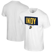 Unisex Stadium Essentials White Indiana Pacers Crossbar T-Shirt