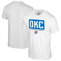 Men's Stadium Essentials White Oklahoma City Thunder Crossbar T-Shirt