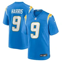 Men's Nike Tre Harris  Powder Blue Los Angeles Chargers Team Game Jersey