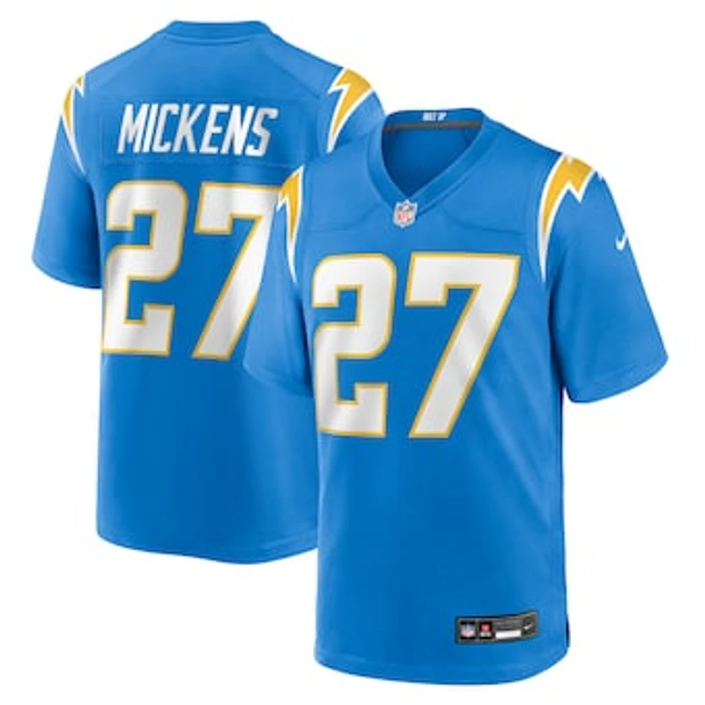 Men's Nike R.J. Mickens  Powder Blue Los Angeles Chargers Team Game Jersey