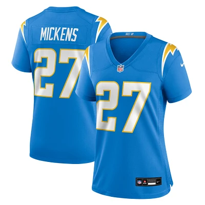 Women's Nike R.J. Mickens  Powder Blue Los Angeles Chargers Team Game Jersey