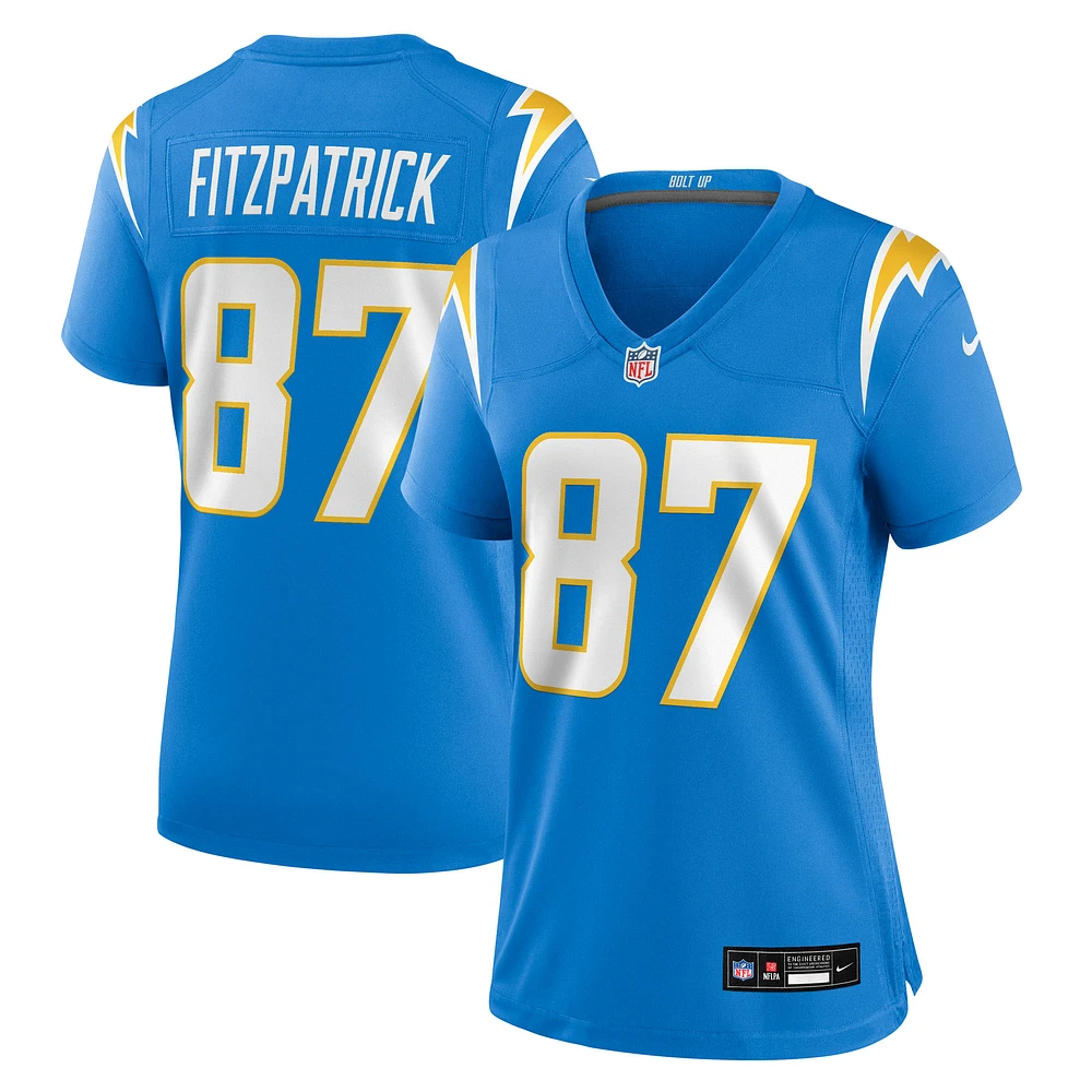 Women's Nike Dez Fitzpatrick Powder Blue Los Angeles Chargers Team Game Jersey