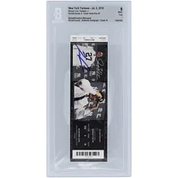 Ronald Acuña Jr. Atlanta Braves Career Home Run #7 Beckett Fanatics Witnessed Authenticated 9/10 Ticket from July 2, 2018