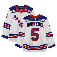 Chad Ruhwedel New York Rangers Game-Used #5 Set 3 Jersey from the 2024-25 NHL Season