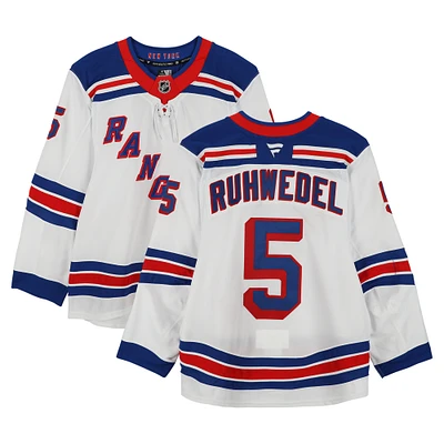 Chad Ruhwedel New York Rangers Game-Used #5 Set 3 Jersey from the 2024-25 NHL Season