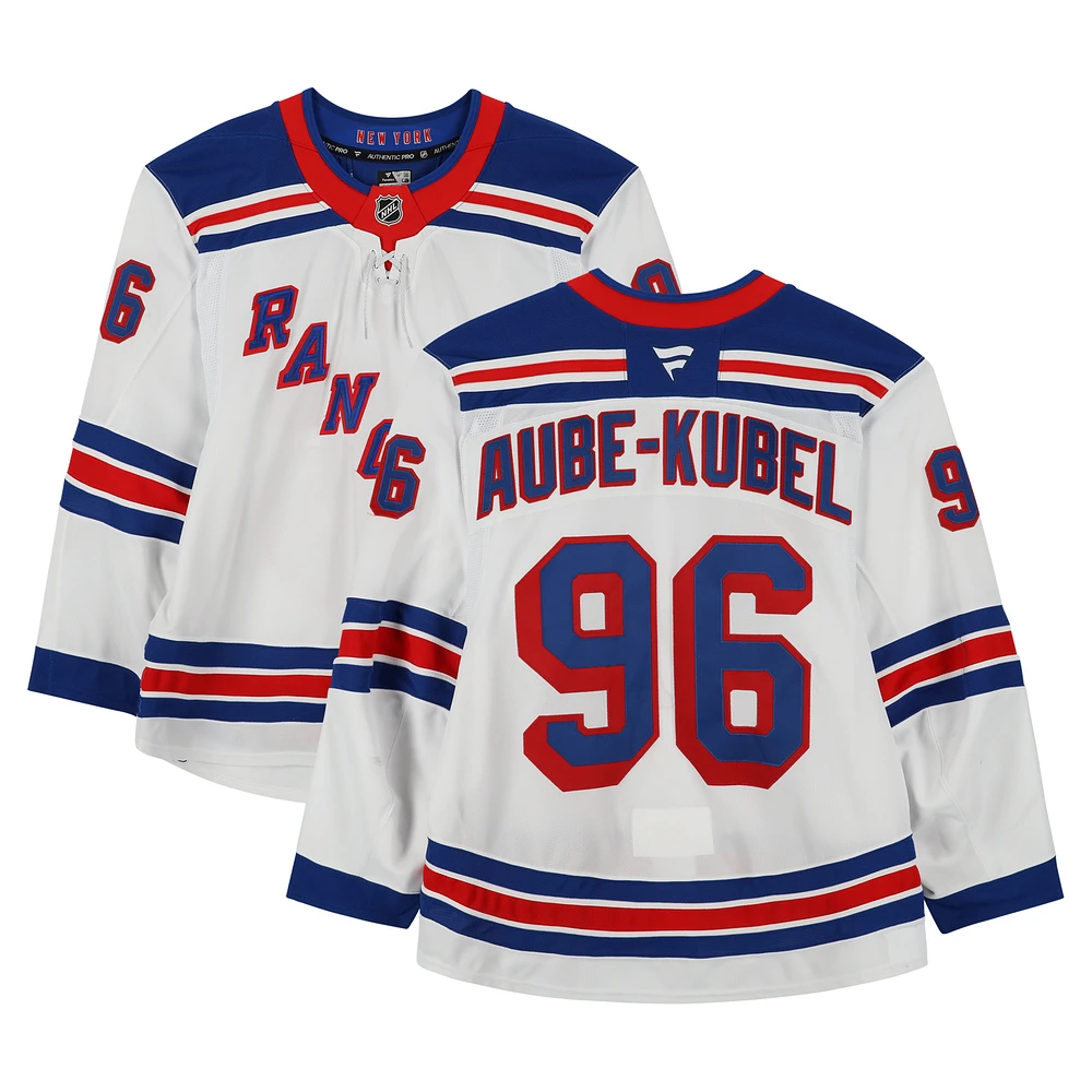 Nicolas Aube-Kubel New York Rangers Game-Used #96 Set 3 Jersey from the 2024-25 NHL Season