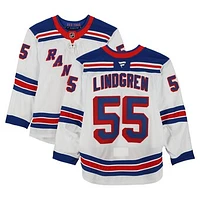 Ryan Lindgren New York Rangers Game-Used #55 Set 3 Jersey from the 2024-25 NHL Season