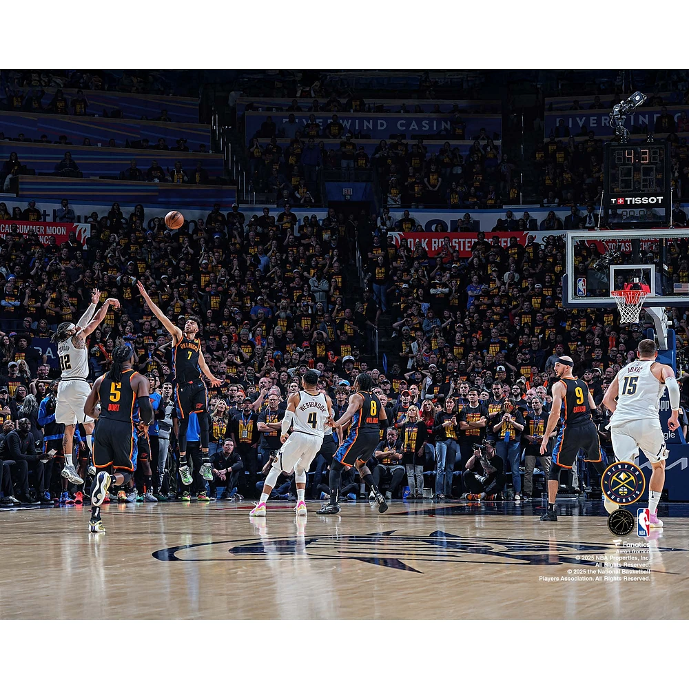 Aaron Gordon Denver Nuggets Unsigned 2025 Western Conference Playoffs Second Round Game 1 vs. Oklahoma City Thunder Winner Photograph