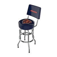 Imperial Blue Chicago Bears Chrome Bar Stool