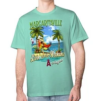 Men's Margaritaville  Mint Los Angeles Angels Livin' for the Weekend T-Shirt