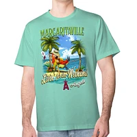 Men's Margaritaville  Mint Los Angeles Angels Livin' for the Weekend T-Shirt