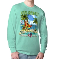 Men's Margaritaville  Mint Minnesota Twins Livin' for the Weekend Long Sleeve T-Shirt