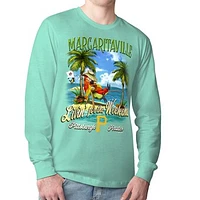 Men's Margaritaville  Mint Pittsburgh Pirates Livin' for the Weekend Long Sleeve T-Shirt