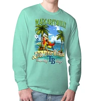 Men's Margaritaville  Mint Tampa Bay Rays Livin' for the Weekend Long Sleeve T-Shirt
