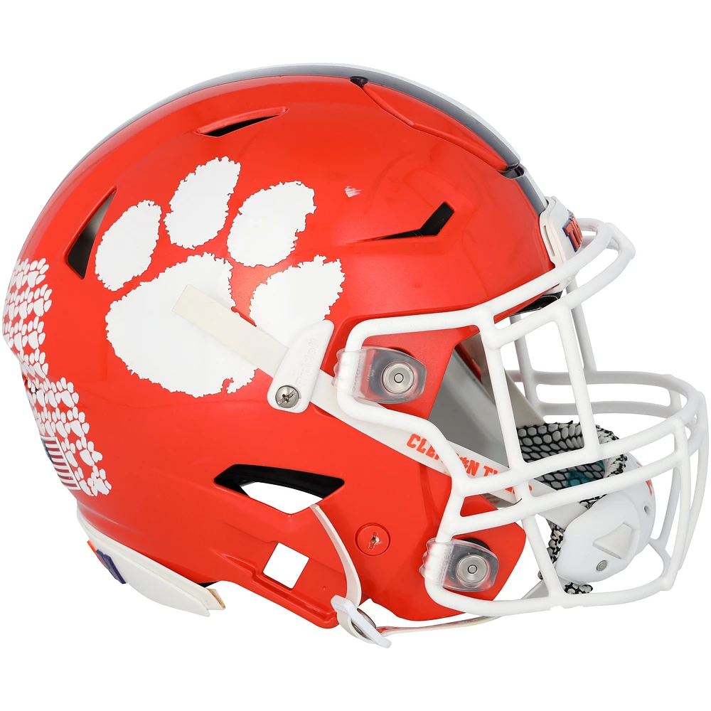Clemson Tigers Team-Issued Orange Helmet from the Football Program