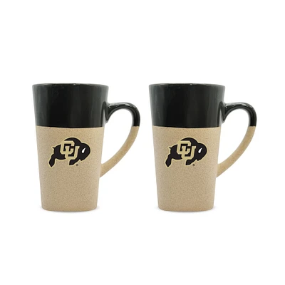 Colorado Buffaloes 16oz. Two-Pack Ceramic Mug Set