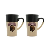 Montana Grizzlies 16oz. Two-Pack Ceramic Mug Set