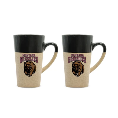 Montana Grizzlies 16oz. Two-Pack Ceramic Mug Set