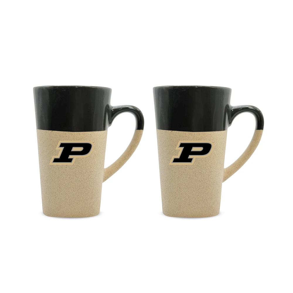 Purdue Boilermakers 16oz. Two-Pack Ceramic Mug Set