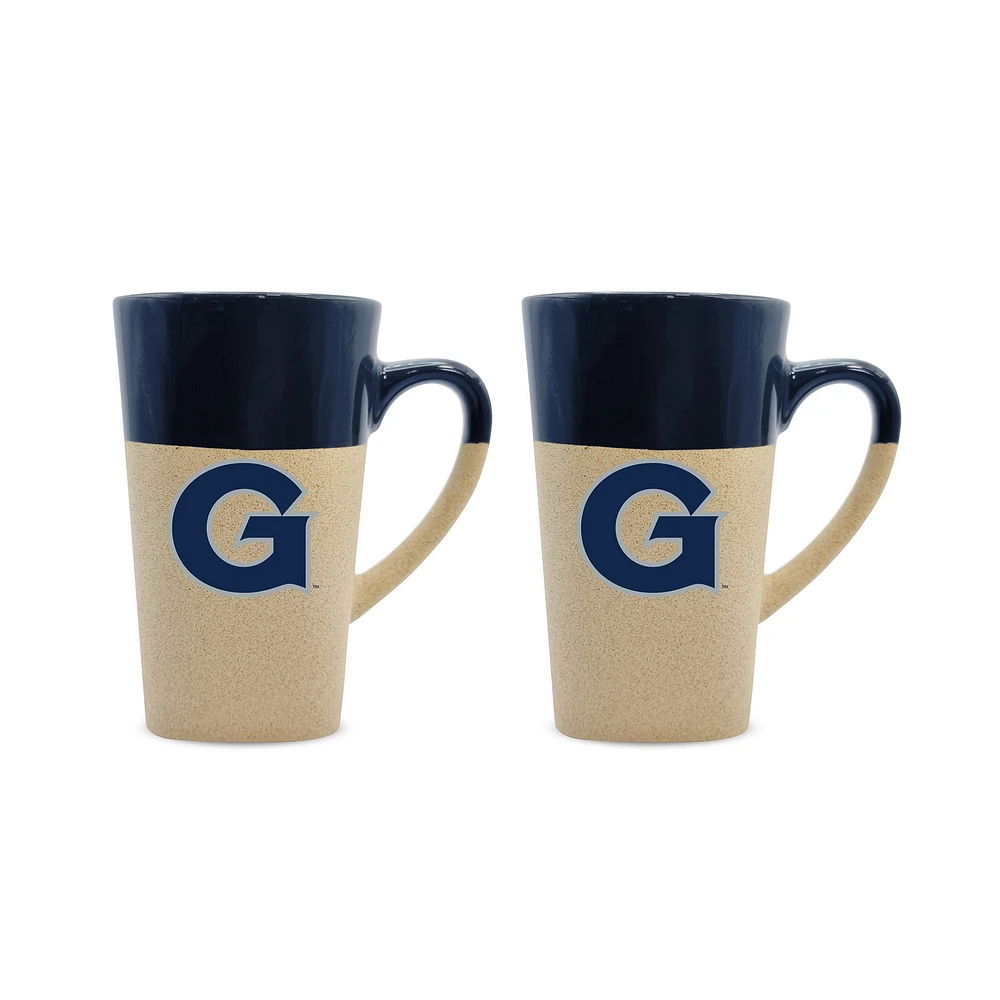 Georgetown Hoyas 16oz. Two-Pack Ceramic Mug Set