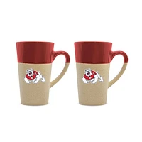 Fresno State Bulldogs 16oz. Two-Pack Ceramic Mug Set