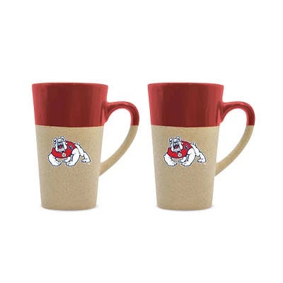 Fresno State Bulldogs 16oz. Two-Pack Ceramic Mug Set