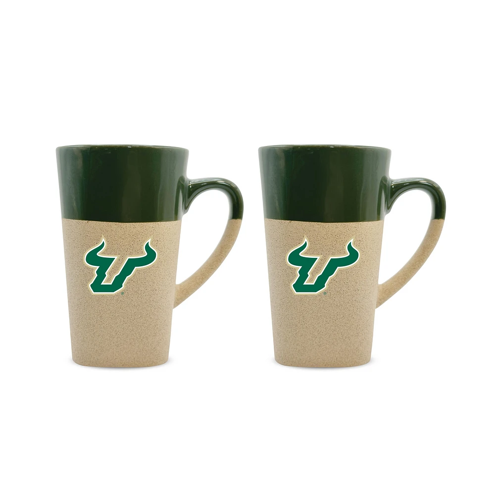 South Florida Bulls 16oz. Two-Pack Ceramic Mug Set