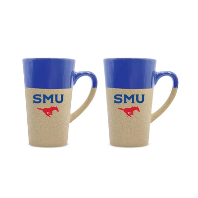 SMU Mustangs 16oz. Two-Pack Ceramic Mug Set