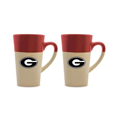 Georgia Bulldogs 16oz. Two-Pack Ceramic Mug Set