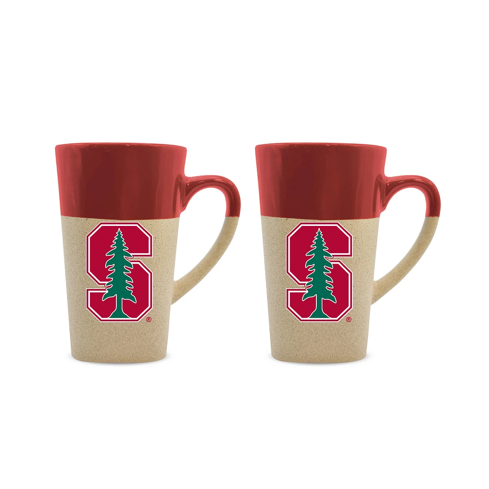 Stanford Cardinal 16oz. Two-Pack Ceramic Mug Set