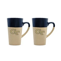 Georgia Tech Yellow Jackets 16oz. Two-Pack Ceramic Mug Set