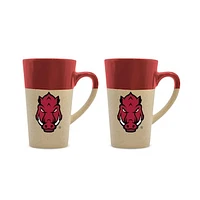 Arkansas Razorbacks 16oz. Two-Pack Ceramic Mug Set