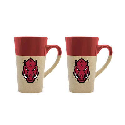 Arkansas Razorbacks 16oz. Two-Pack Ceramic Mug Set