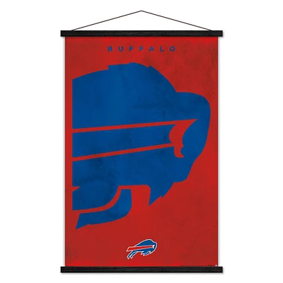 Buffalo Bills 24" x 35" Poster with Magnetic Frame