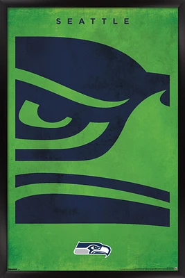 Seattle Seahawks 24" x 36" Framed Poster