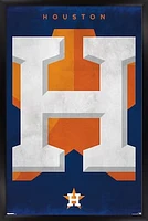 Houston Astros 24" x 36" Framed Poster