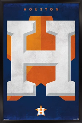 Houston Astros 24" x 36" Framed Poster