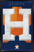 Houston Astros 24" x 36" Framed Poster