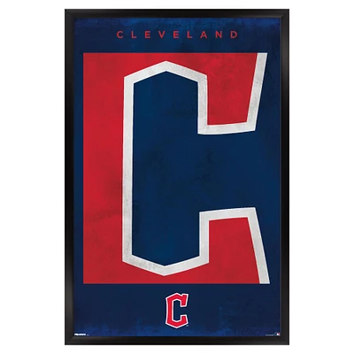 Cleveland Guardians 24" x 36" Framed Poster