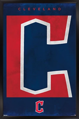 Cleveland Guardians 24" x 36" Framed Poster